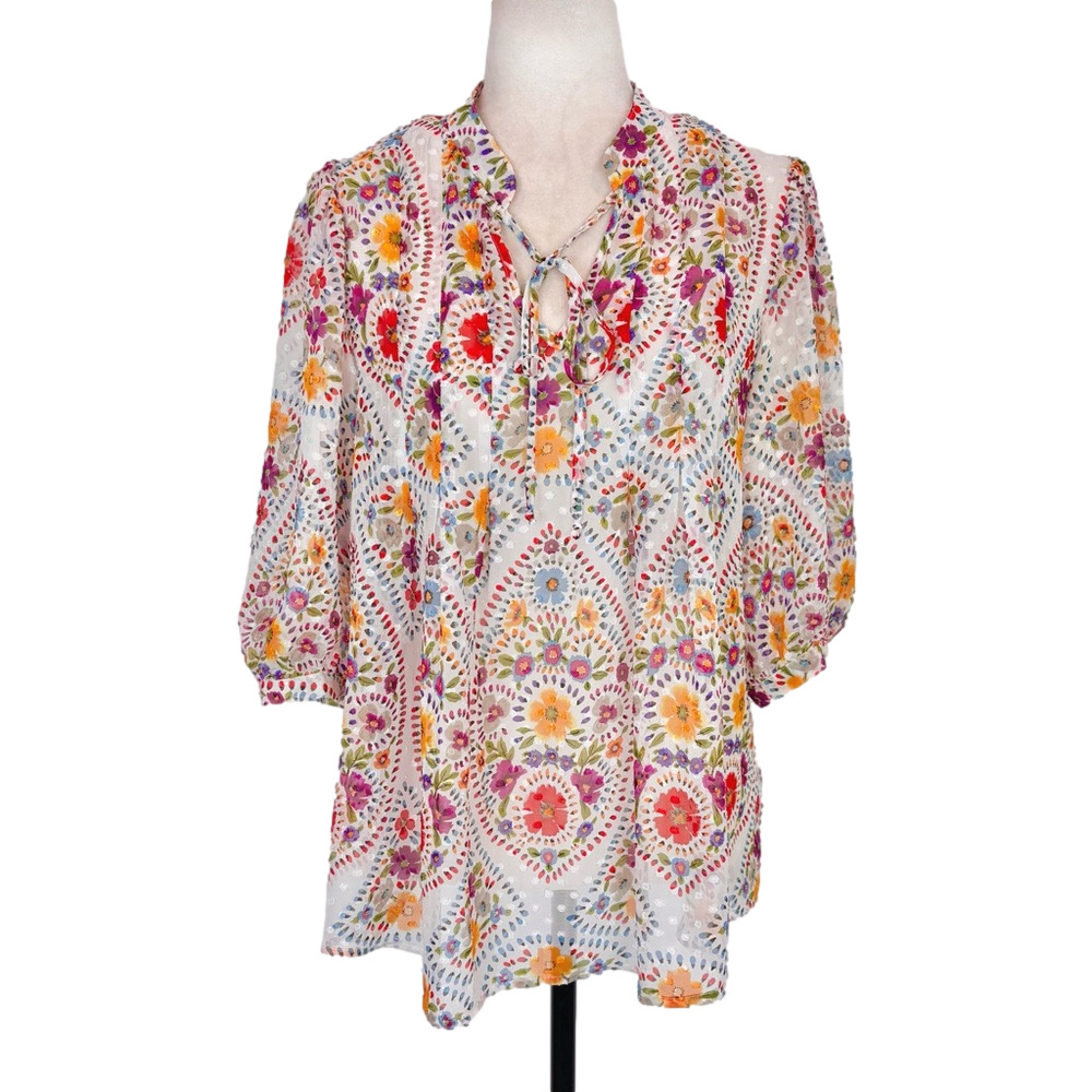 Daniel Rainn multicolour floral blouse